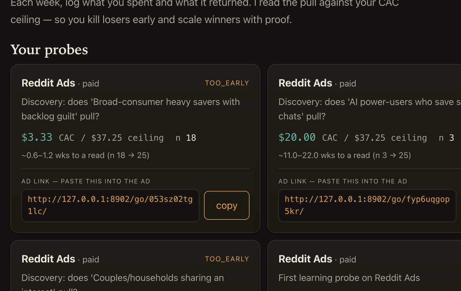 BrainTrellis spend and signal